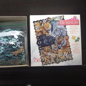 cut out borders wild cats 750 puzzle 🎈HOST PICK🎈